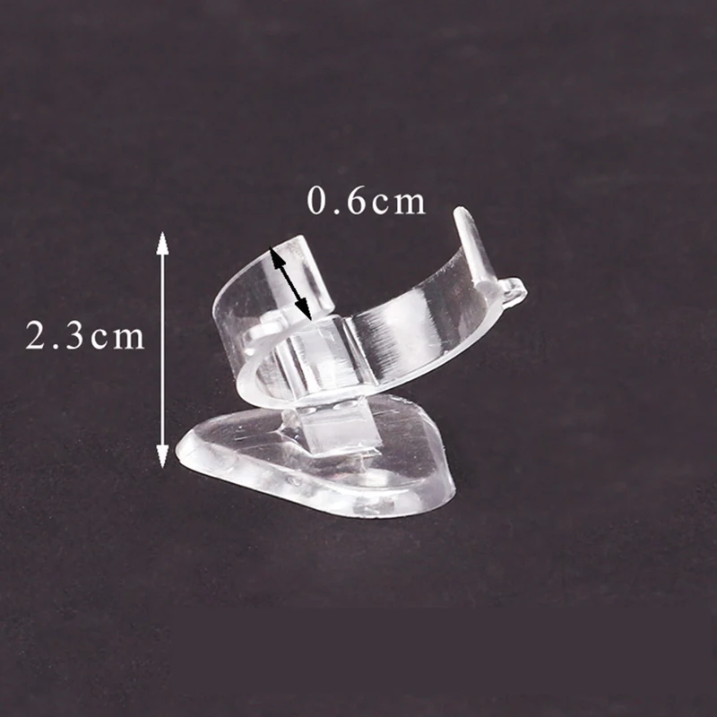 TONVIC Wholesale Plastic Clear View Ring Display Stand Holder Organizer Ring Case Jewellery