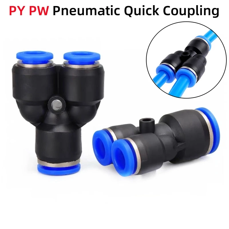 1 ~ 30 шт. пневматические фитинги соединитель для труб PW/PY шланг воздушной трубы