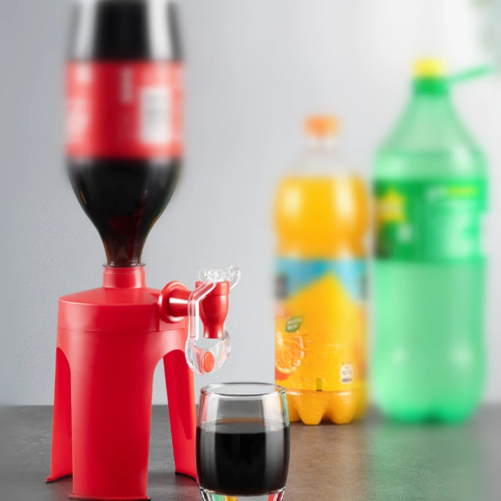 

Portable Dispenser Bottle Coke Inverted Carbonated Beverage Upside Down Drinking Water Dispense Machine Party Gadget