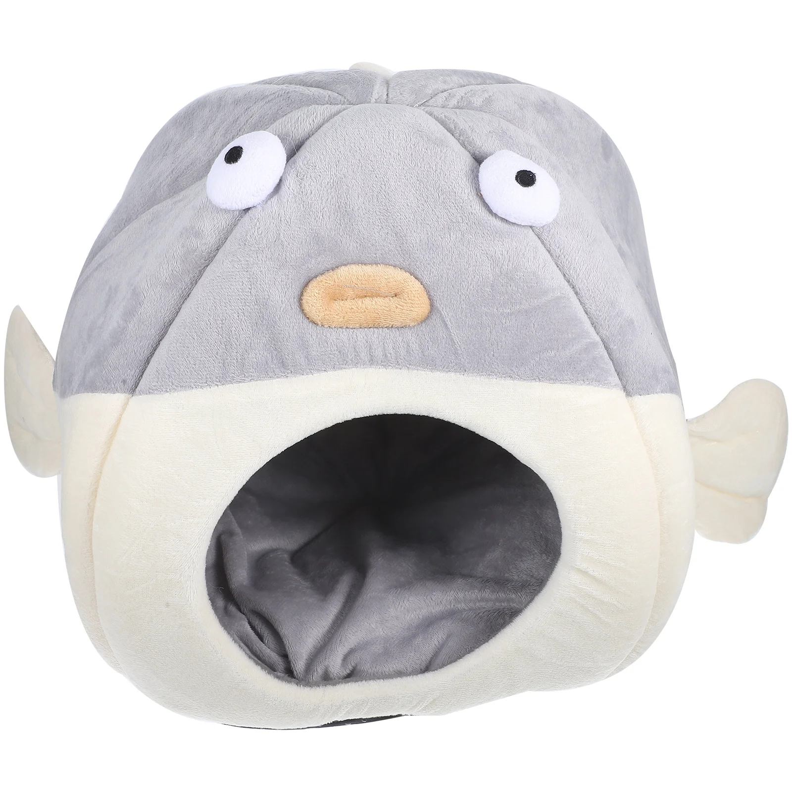 

Pet Cat Litter Bed Nest Comfortable House Beds Semi-Enclosed Heated Cave Hamster Cushion