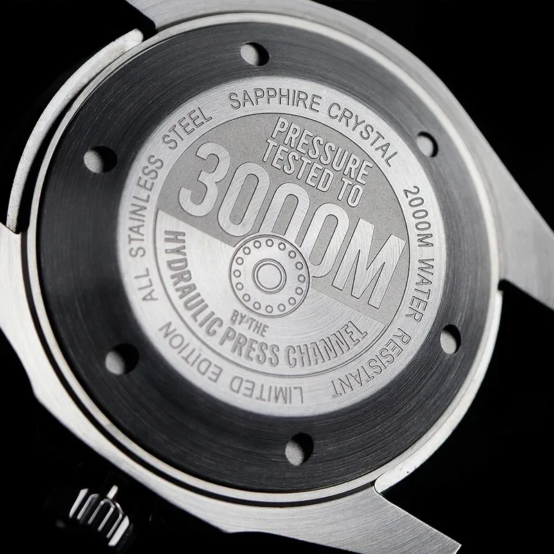 Cronos L6027M мужские часы для дайвинга с сапфировым стеклом PT5000 механизм