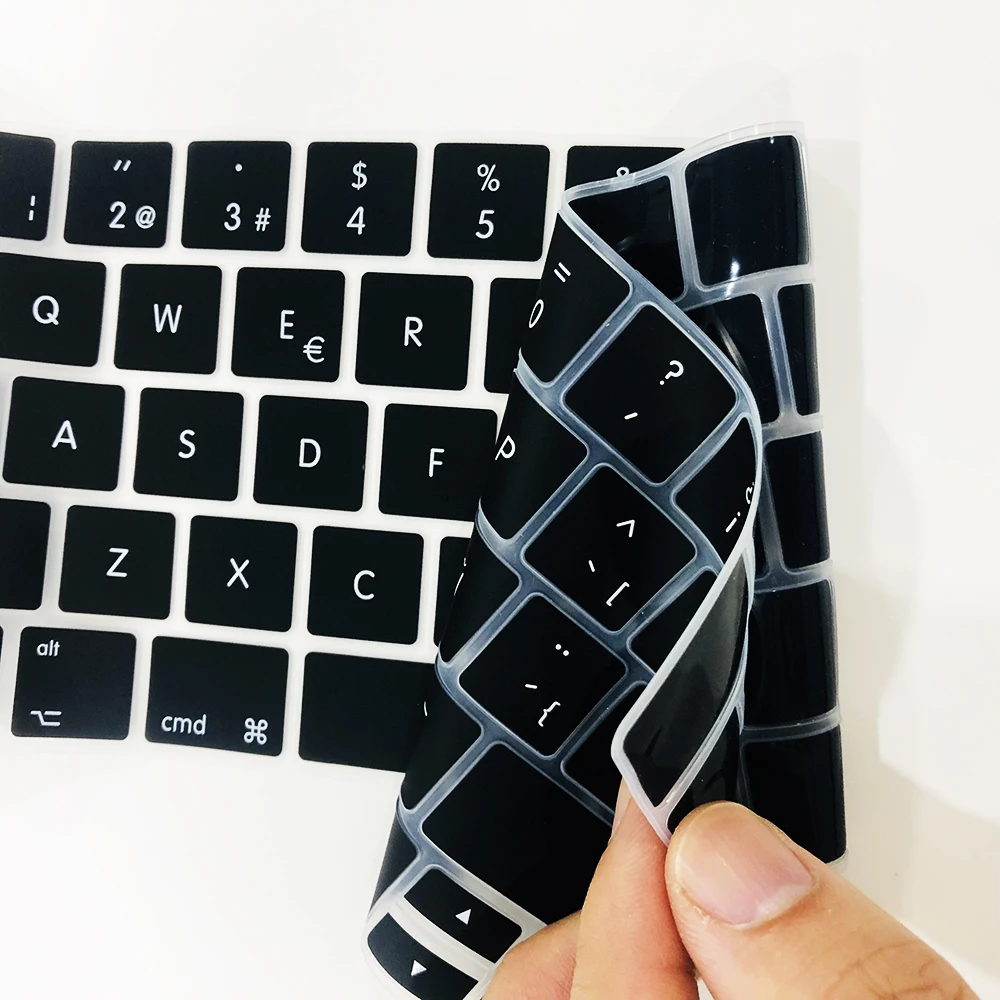 Фото Мягкий чехол для клавиатуры Macbook Pro 13 touchbar A2159 A1706 A1707 A1989 A1990 EU US силиконовый чехол для клавиатуры Macbook Pro 15 №5
