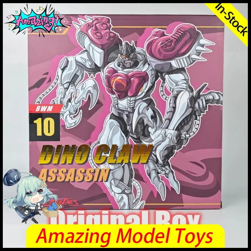 Фото В наличии: Игрушки TransArt Toys BWM-10 BWM10 TA, трансформирующаяся фигурка Динобота METAL Dragon Beast Wars BW, аниме-фигурка, модель, подарки №2