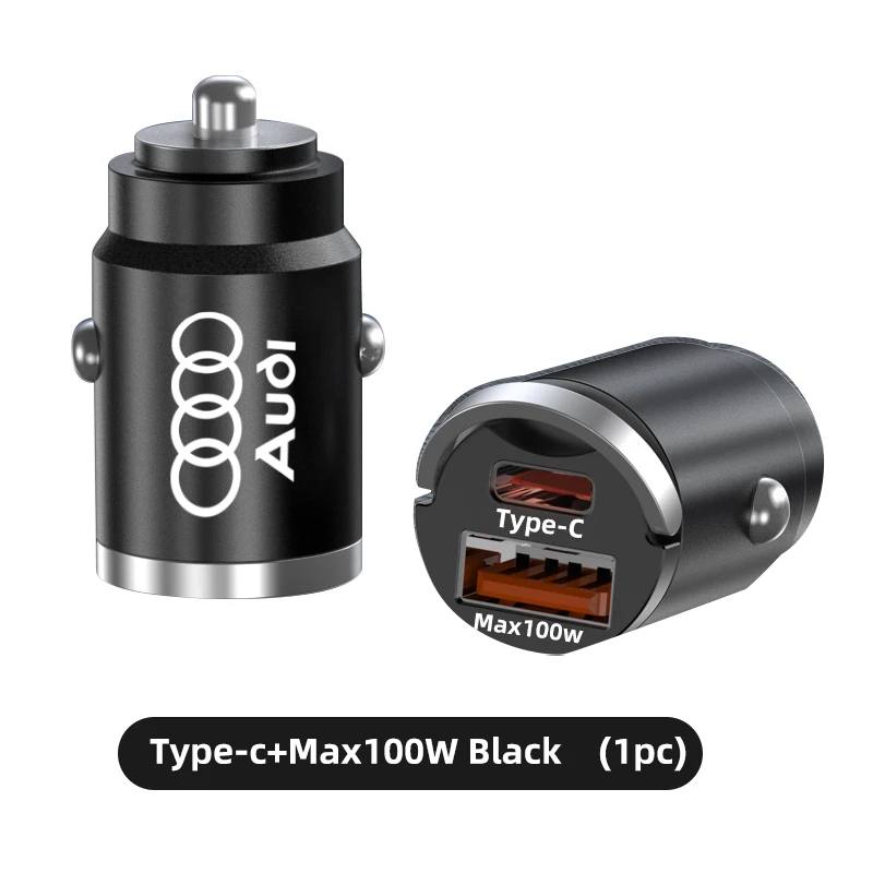 

Автомобильное зарядное устройство USB Type C, адаптер для быстрой зарядки телефона, зарядка для Audi Q5 Q7 Q3 A3 A4 A6 A5 A1 S1 S3 S4 RS5 RS6 A7 A8 Q2 RS3 RS4 S5