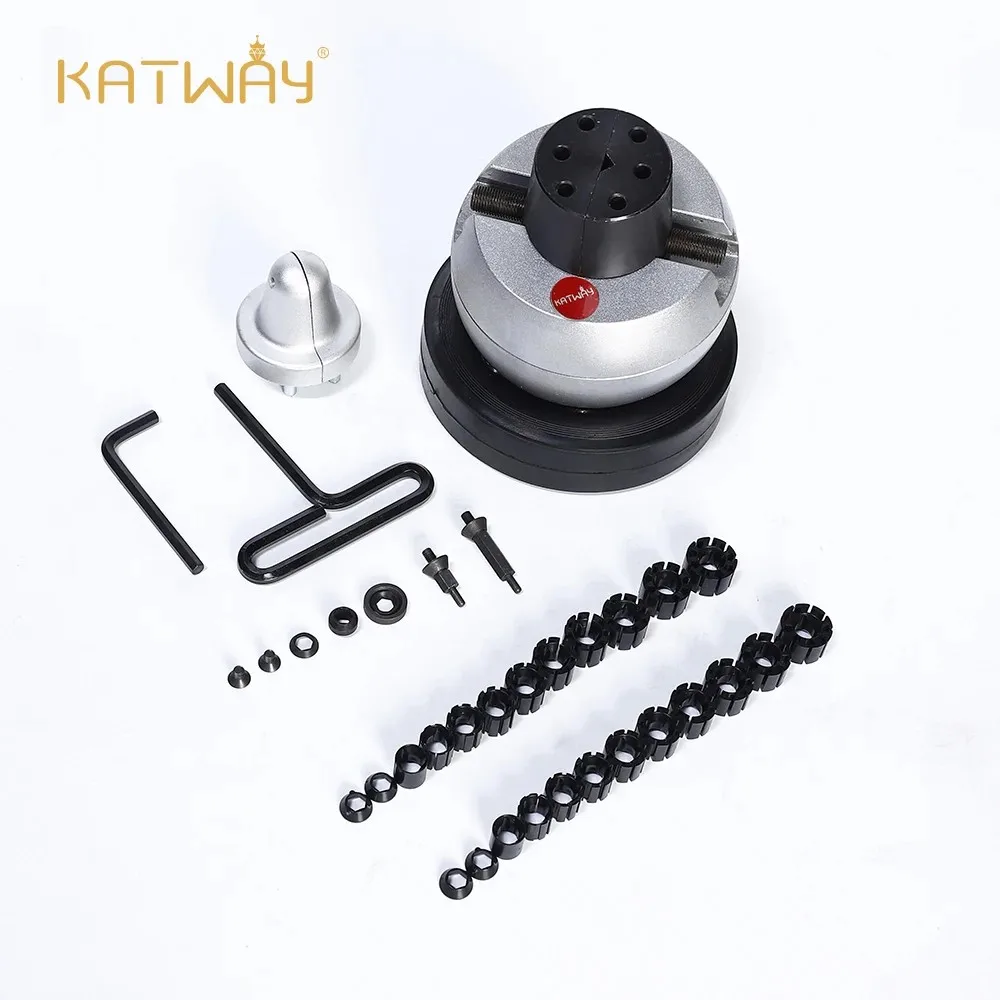 Стандартный гравировальный блок KATWAY с набором держателей для колец тиски