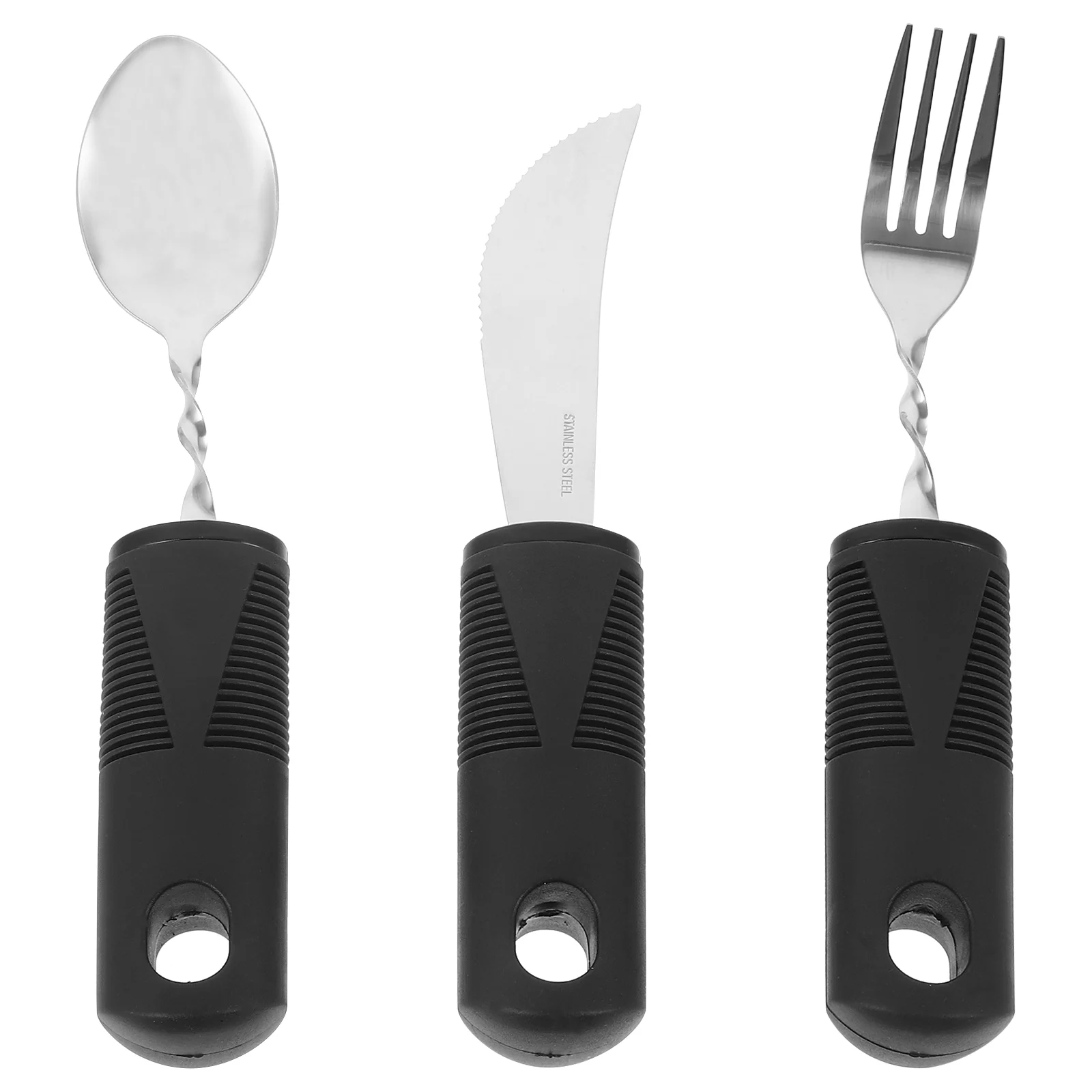 

Gadgets Disabled People Adult Utensil Elderly Cutlery Adaptive Utensils Tableware Spoon Fork