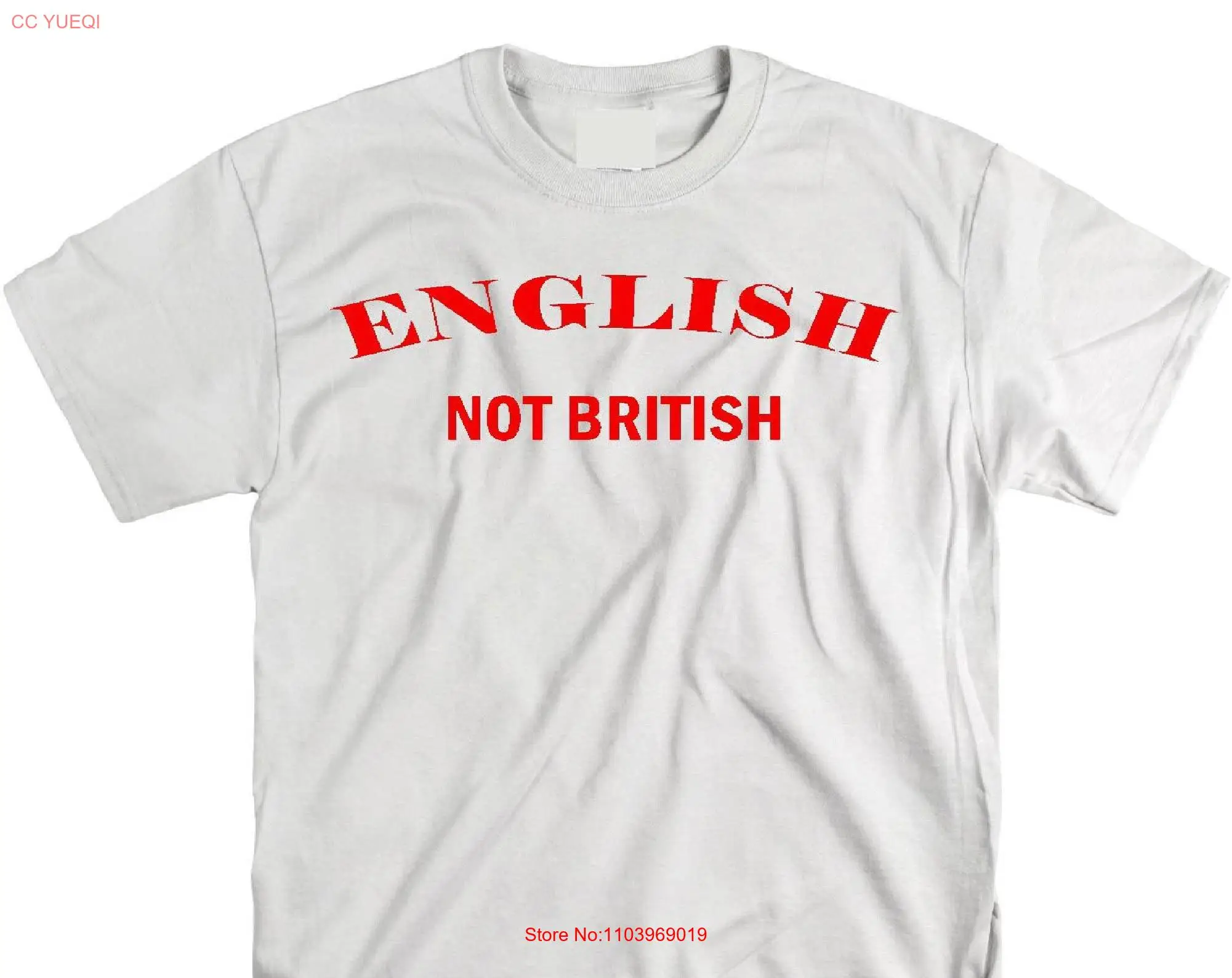 Футболка English Not British Day St George's Brexit Patriotic Cross для взрослых Sm XXXL с длинными или