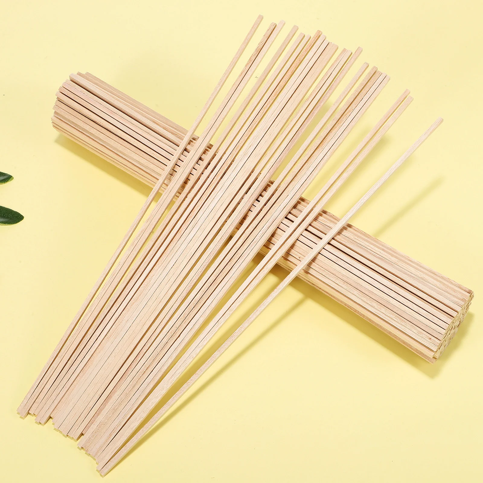 100 шт. деревянные палочки DIY полоски (300*3*3 мм) квадратные дюбели для перемешивания