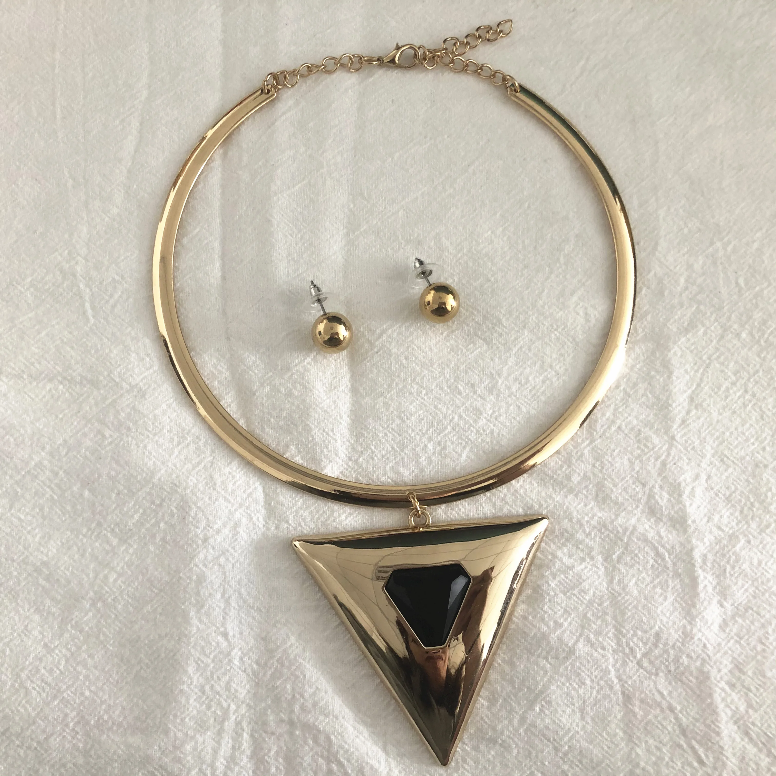 VIVILADY модные треугольные подвески из сплава Ювелирные наборы для женщин матерей