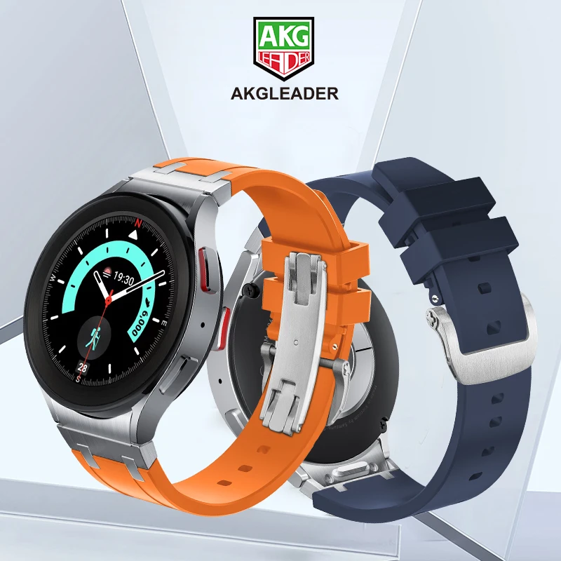 Ремешок из резины для Samsung Galaxy Watch 6 Classic AKGLEADER