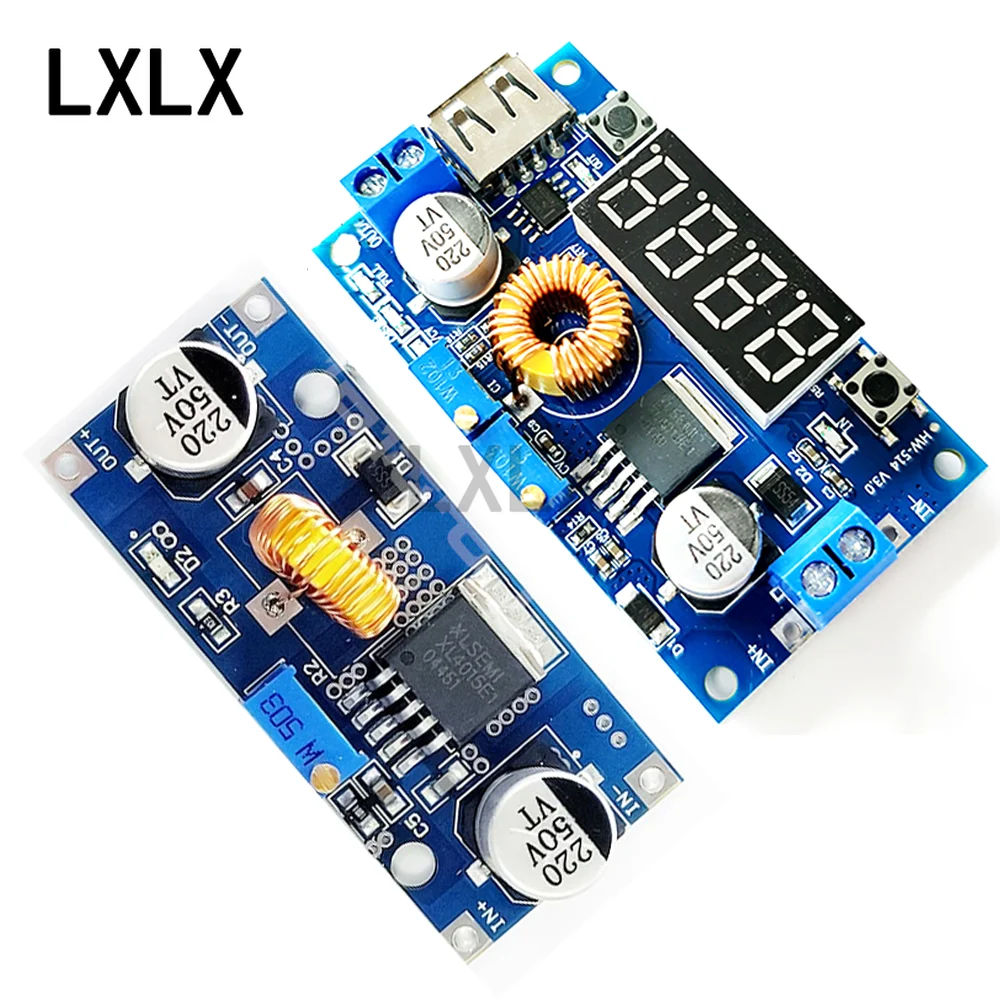 

1pcs 5A DC To DC XL4015 CC Lithium Battery Led Power Converter Constant Voltage Constant Current Buck Power Module with Display