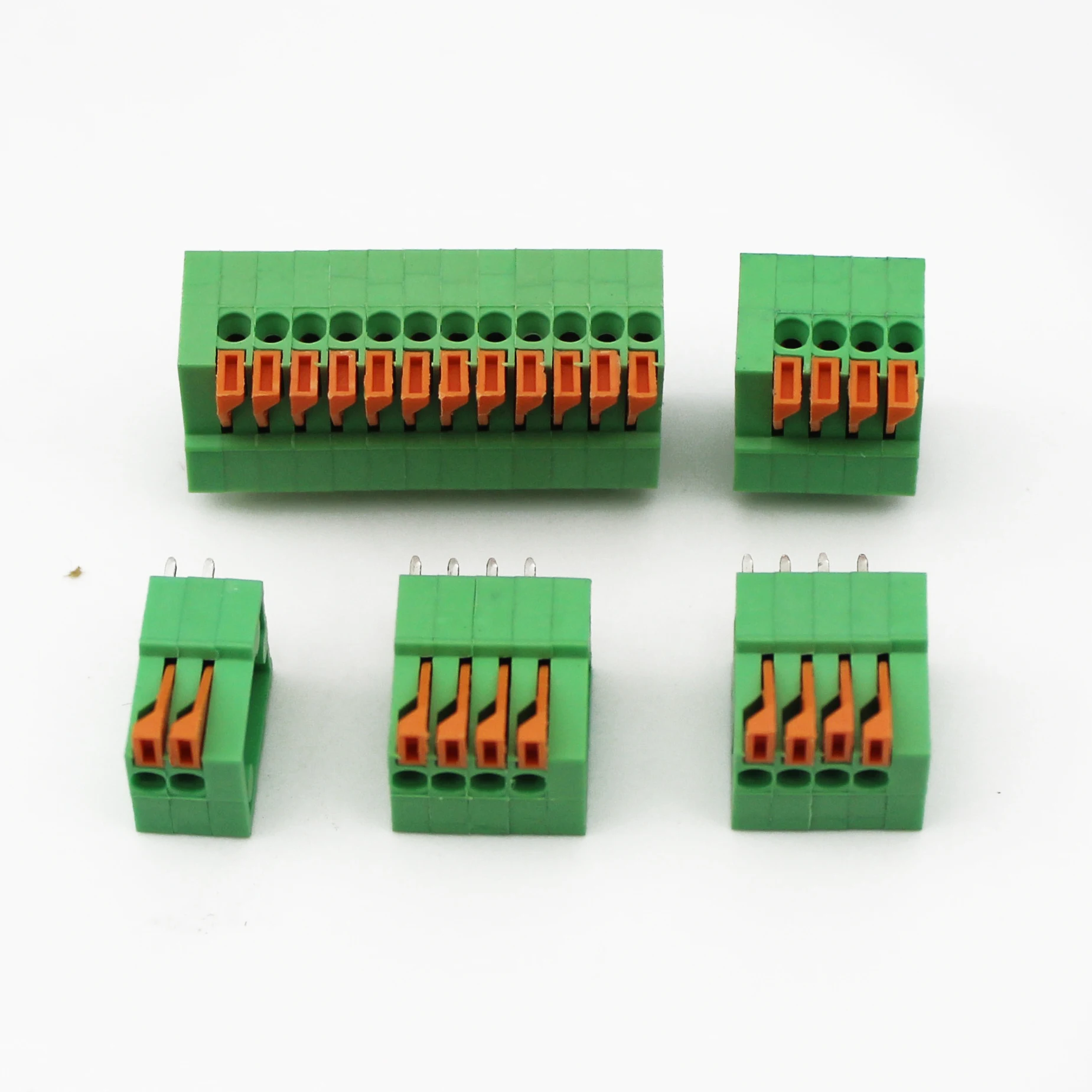 

100pcs 2P-24P DG141 KF141V Terminals Connector PCB Spring Terminal Block KF141V