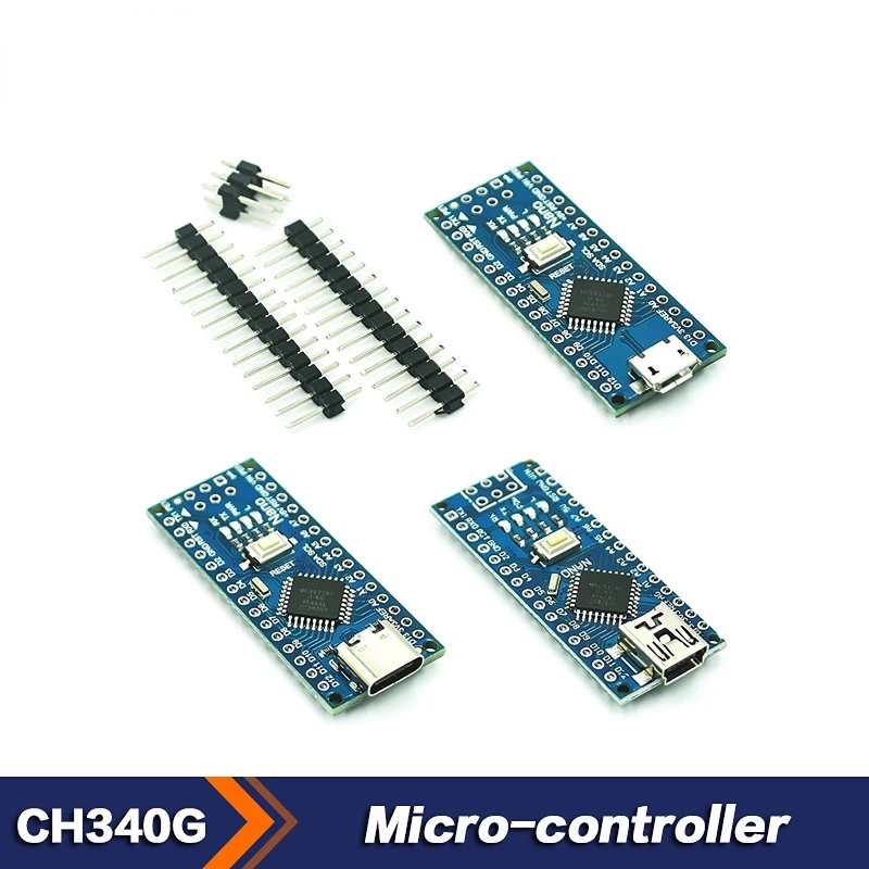 

CH340G FT232RL MINI USB Nano V3.0 ATmega328P 5V 16M Micro-controller board PCB Development Board for arduino