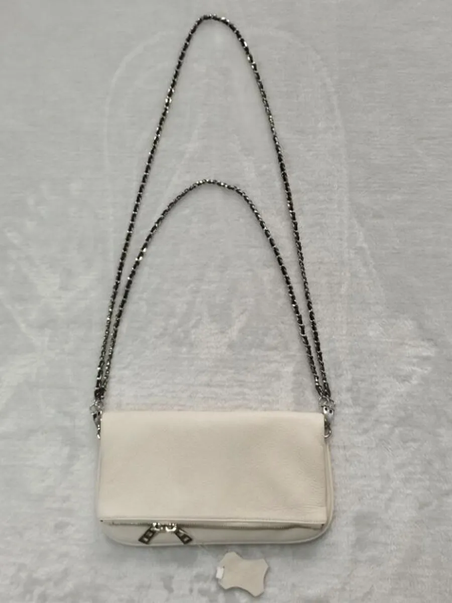 2022 New Women Bags White Shoulder Bag Messenger Bag Double Chain Bag