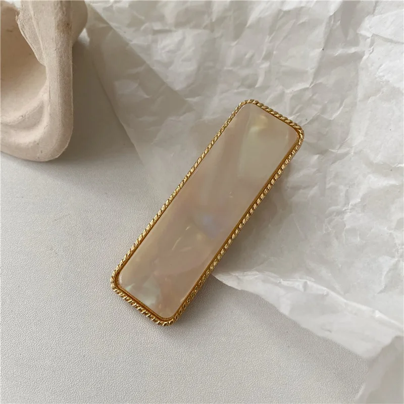 Винтажные заколки для волос с уксусной кислотой корейские акриловая челка