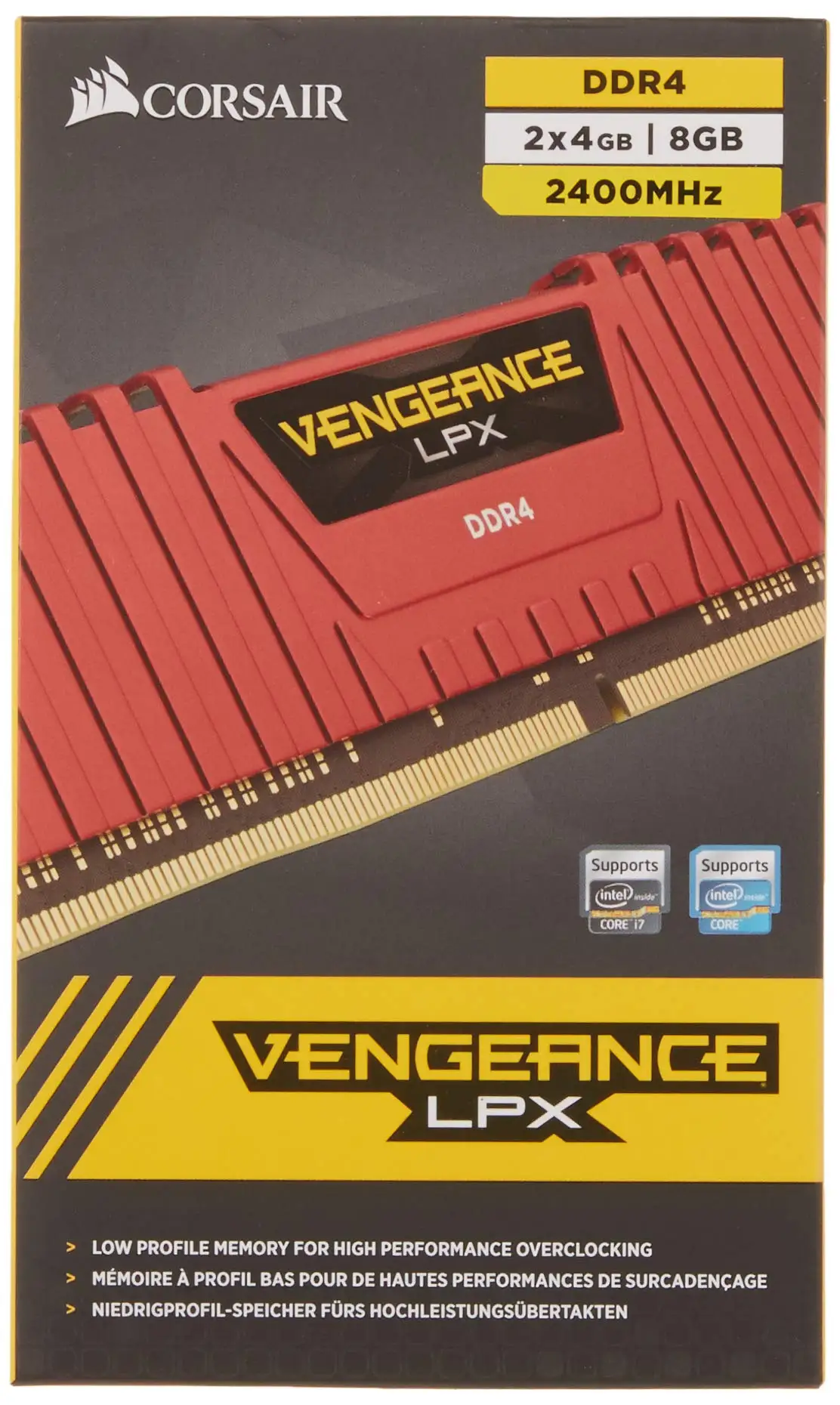 CORSAIR VENGEANCE LPX PC красная Память ОЗУ DDR4 8 Гб 16 2666 МГц 3000 3200 3600 модуль для настольного ПК