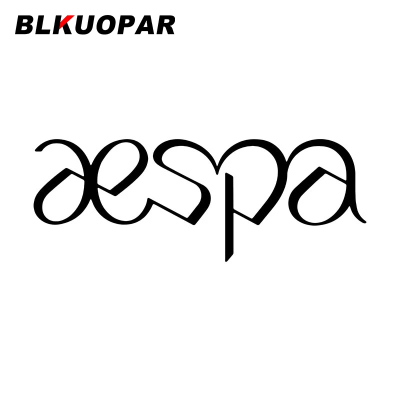 

BLKUOPAR Aespa Kpop девушка группа автомобильные наклейки-логотипы модный знак наклейка водонепроницаемый высеченный ноутбук мотоцикл автомобиль украшение