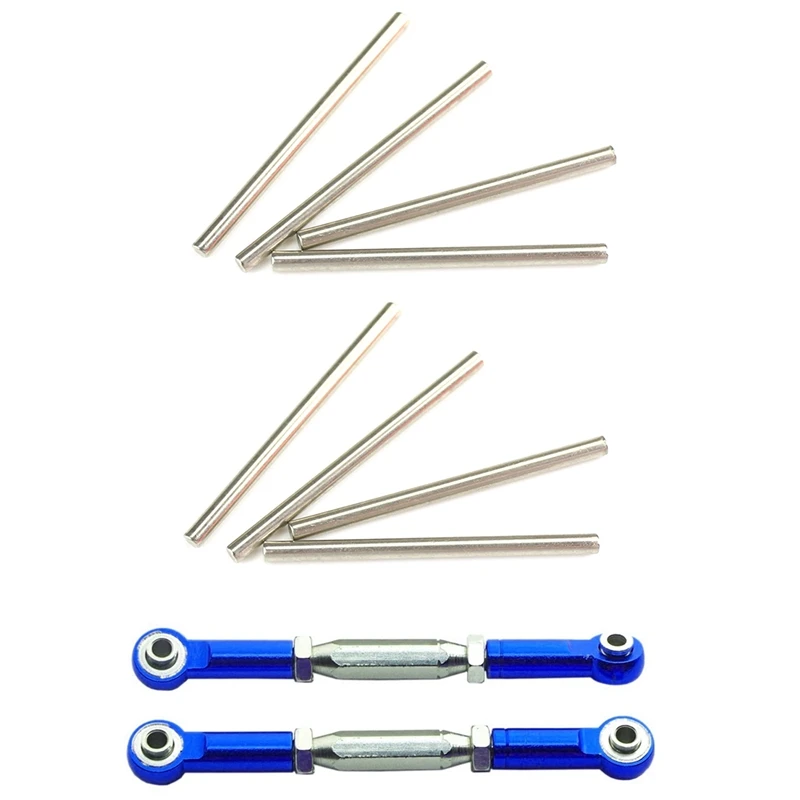 

Swing Arm Shaft 144001-1276 With 2Pcs Metal Adjustable Steering Linkage Servo Link Pull Rod