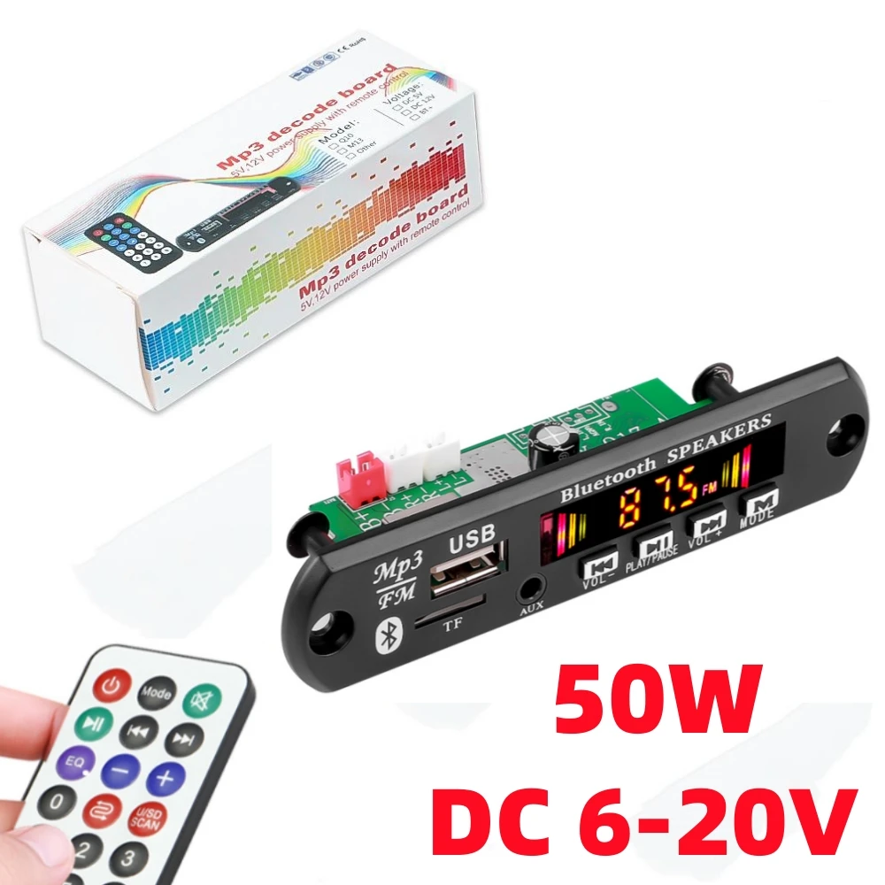 Usb Recording Handsfree Module Fm Aux Radio For Speaker