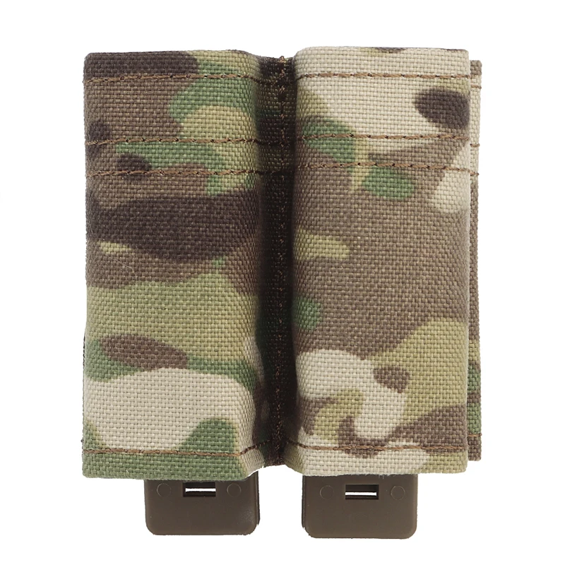 

IDOGEAR Tactical Magazine Pouch Double Pistol Open Top Mag Pouch 9mm Fast Draw MOLLE Mag Carrier MG-F-04