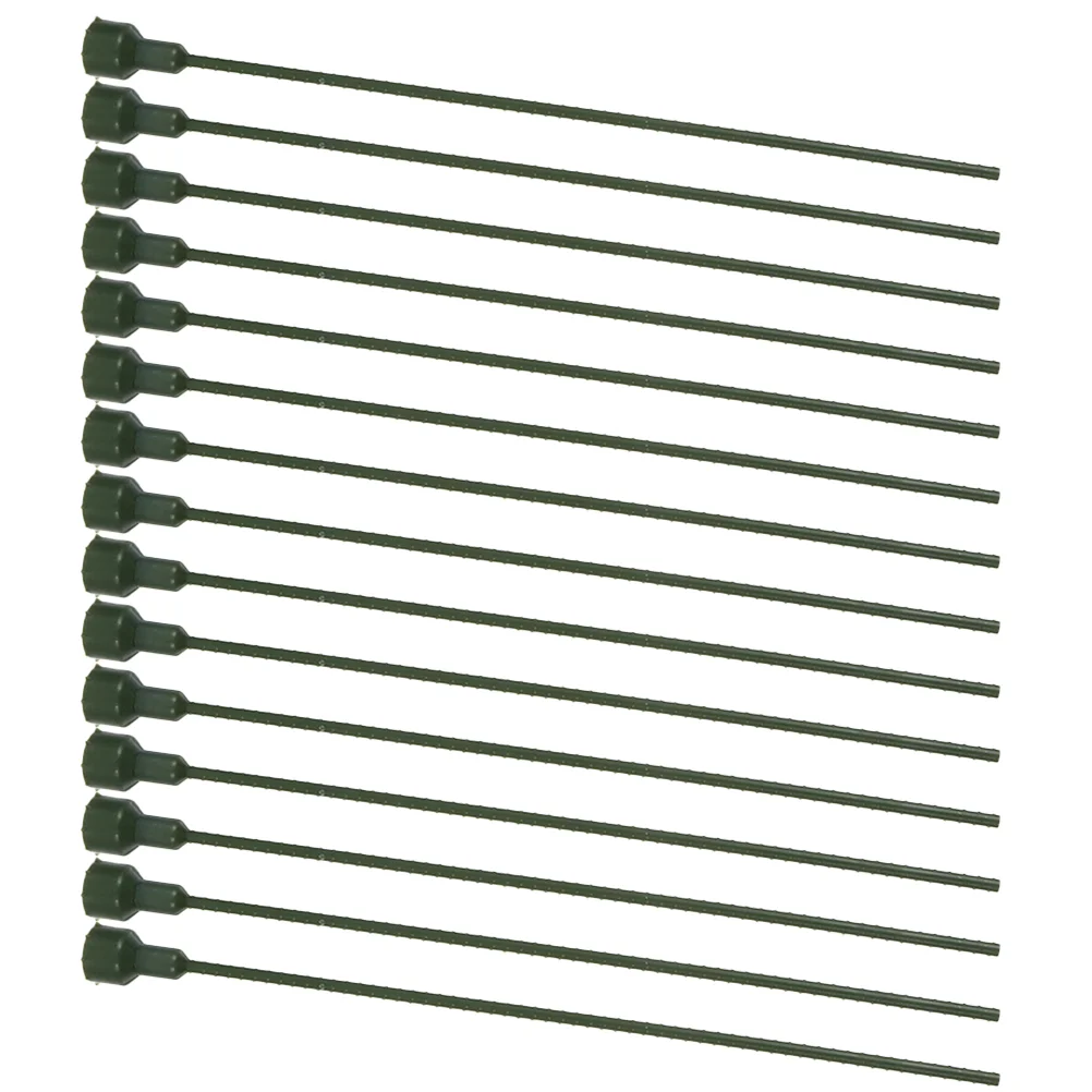 

15 Pcs Faux Plants Indoor DIY Flower Rods Stem Gift Box Artificial Stems Fake Holders Pvc Multi-use Floral Plastic