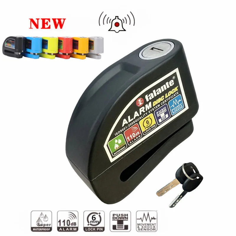 Противоугонная Сигнализация Для Мотоцикла Falante Замок Тормозного Диска