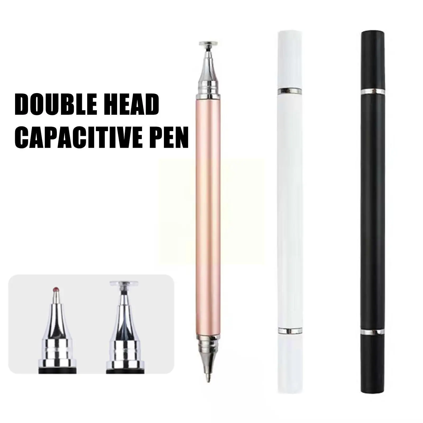 

2 In 1 Universal Stylus Pen For Tablet Mobile Android Ios Phone Accessories Double Capacitive Screen Pen N5r1