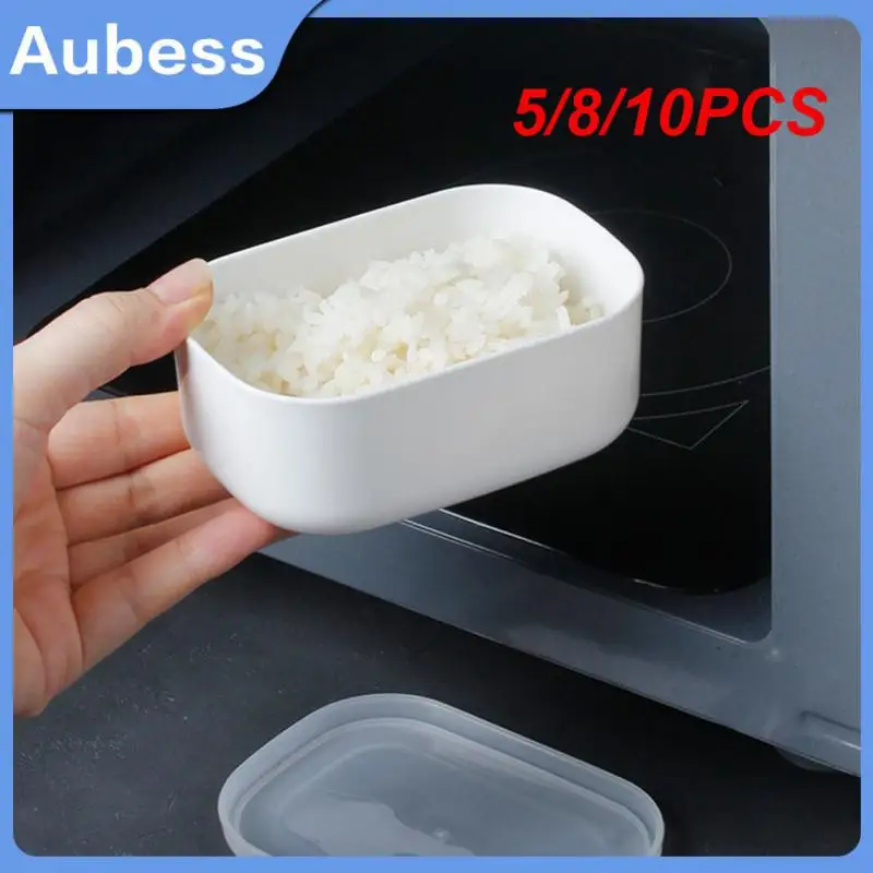 

5/8/10PCS Water Bottle Lunch Box Storage Box Food Kitchen Home Organizer Storage Organizer