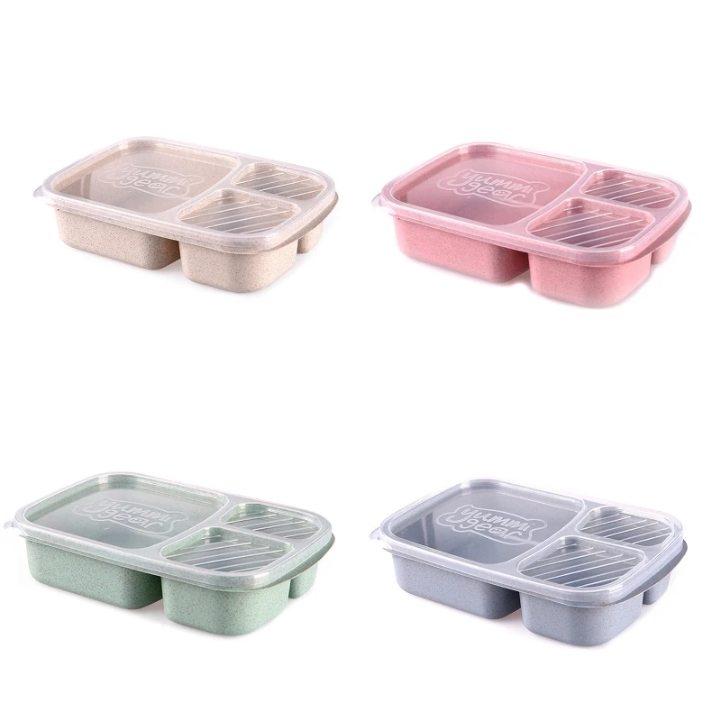 

Salad Containers Salad Bowls Lunch Container Bento Box Wheat Straw Material