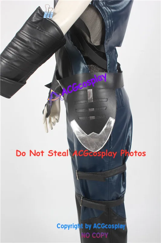 Gamora Cosplay Costume Guardians of the Galaxy Cosplay faux leather made acgcosplay costume images - 6