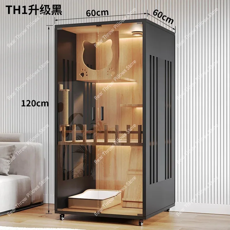 Водонепроницаемая клетка для кошек домашний интерьер дома наполнитель