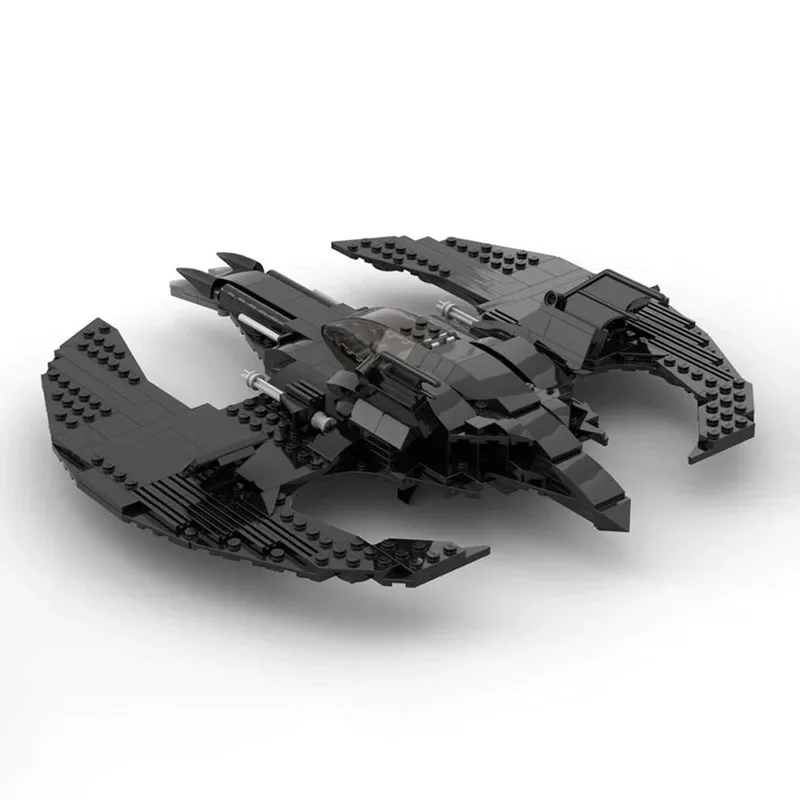 Фото 478 шт., классические фильмы, модель «летучая мышь», строительные блоки, креативная сборка, кирпичи, игрушки «сделай сам», детские подарки на день рождения, Рождество Moc-76265 №2