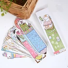 30 шт.упак. милые коты для чтения закладки для книги Kawaii Канцтовары для чтения страниц закладки принадлежности для школы и офиса подарки для студентов