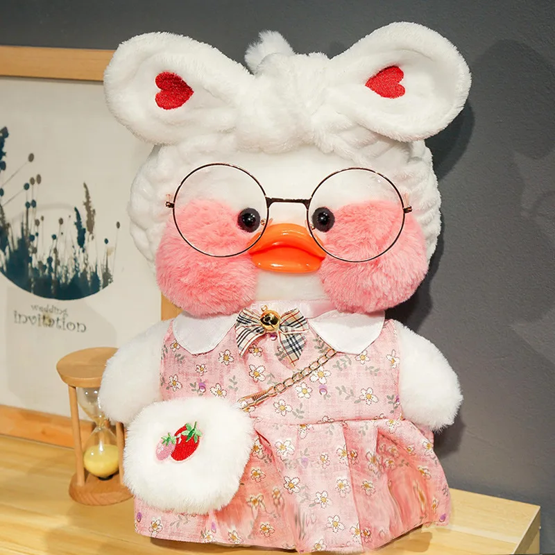 

Acid Yellow Duck Lalafanfan Kawaii Cafe Mimi Yellow Duck Plush Toy Clothes Mating Plush Toys Lovely Clothes Clothes Accessories