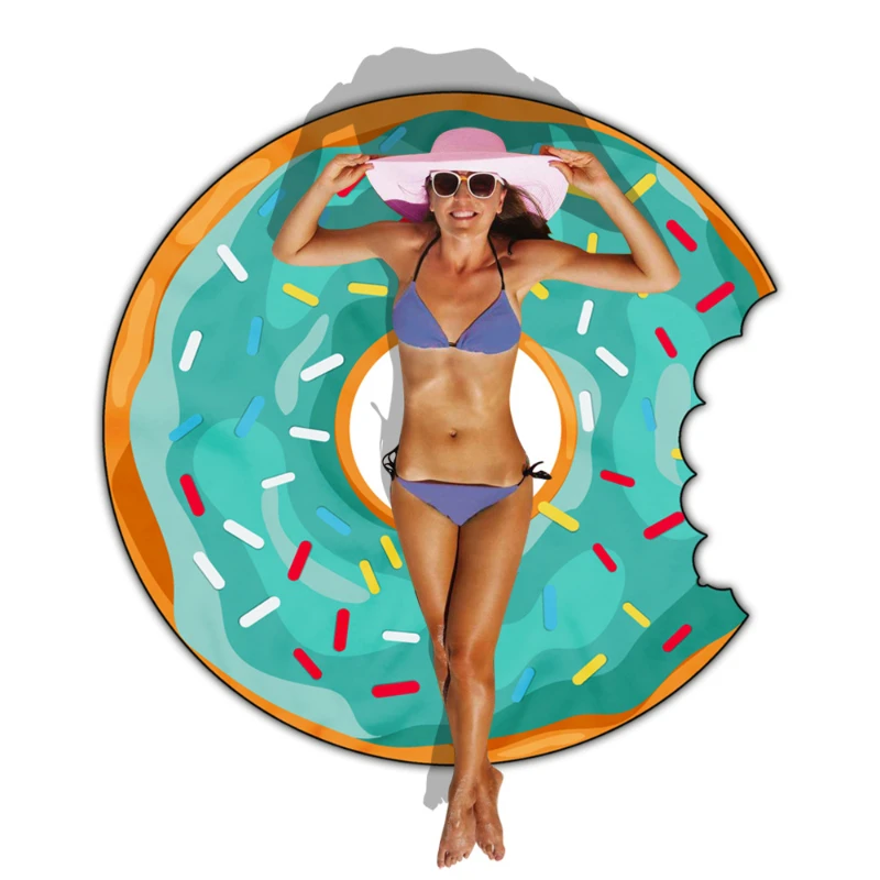 S Beach Towel Irregular Towel Material Doughnut Mat Bath Tow