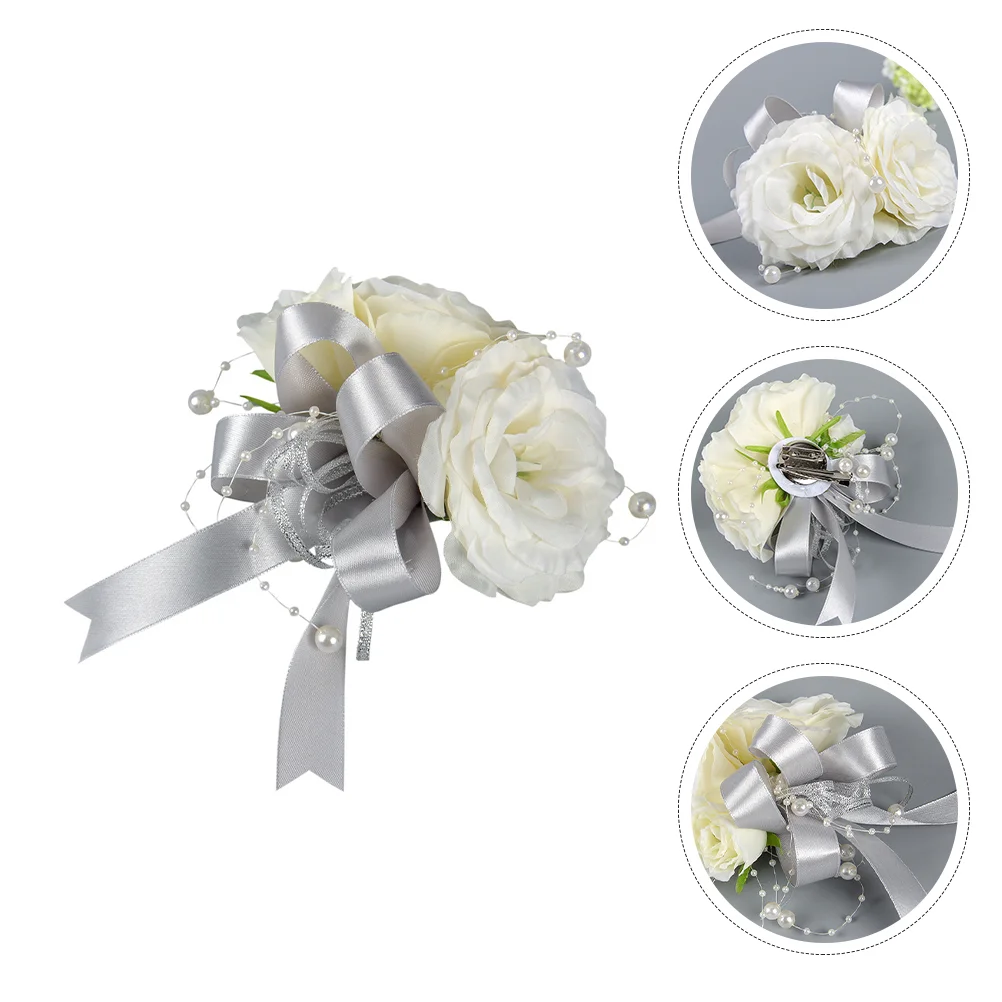 

1 шт. практичная свадебная бутоньерка, свадебная брошь, Свадебный корсаж для мужчин и взрослых