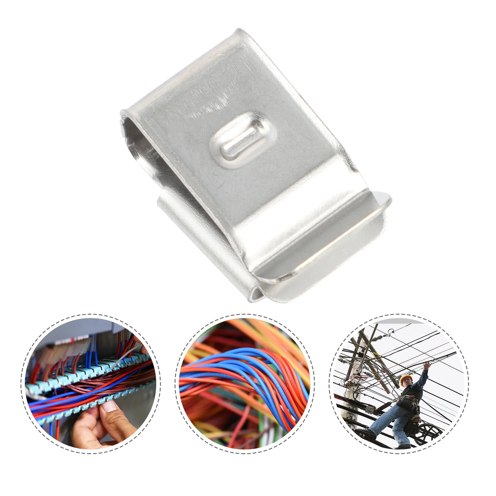 

30pcs Solar Panel Cable Clip Trailer Frame Wire Clip Electric Wire Clamp