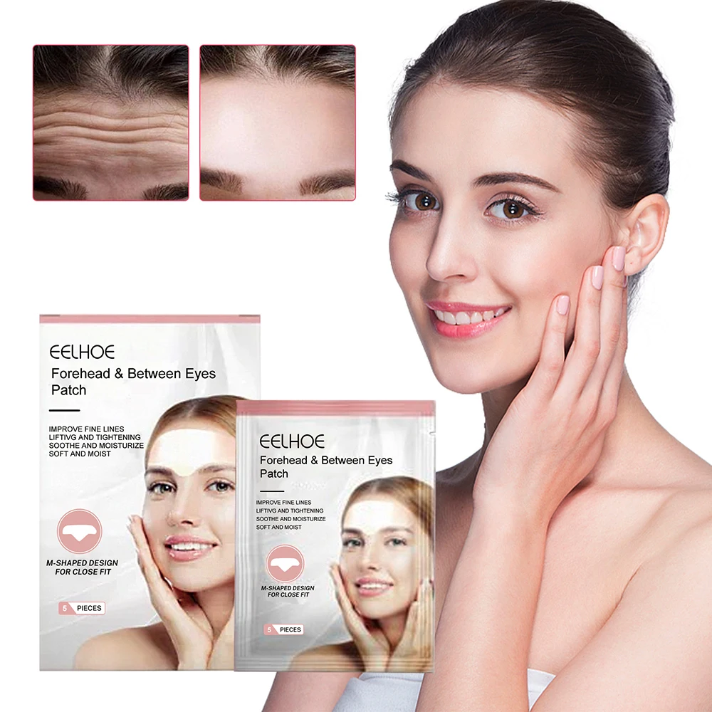 

Forehead Between Eyes Patch Anti Wrinkle Improve Fine Lines Firming Lift Up Mask Stickers Soothe Moist M-shaped Design