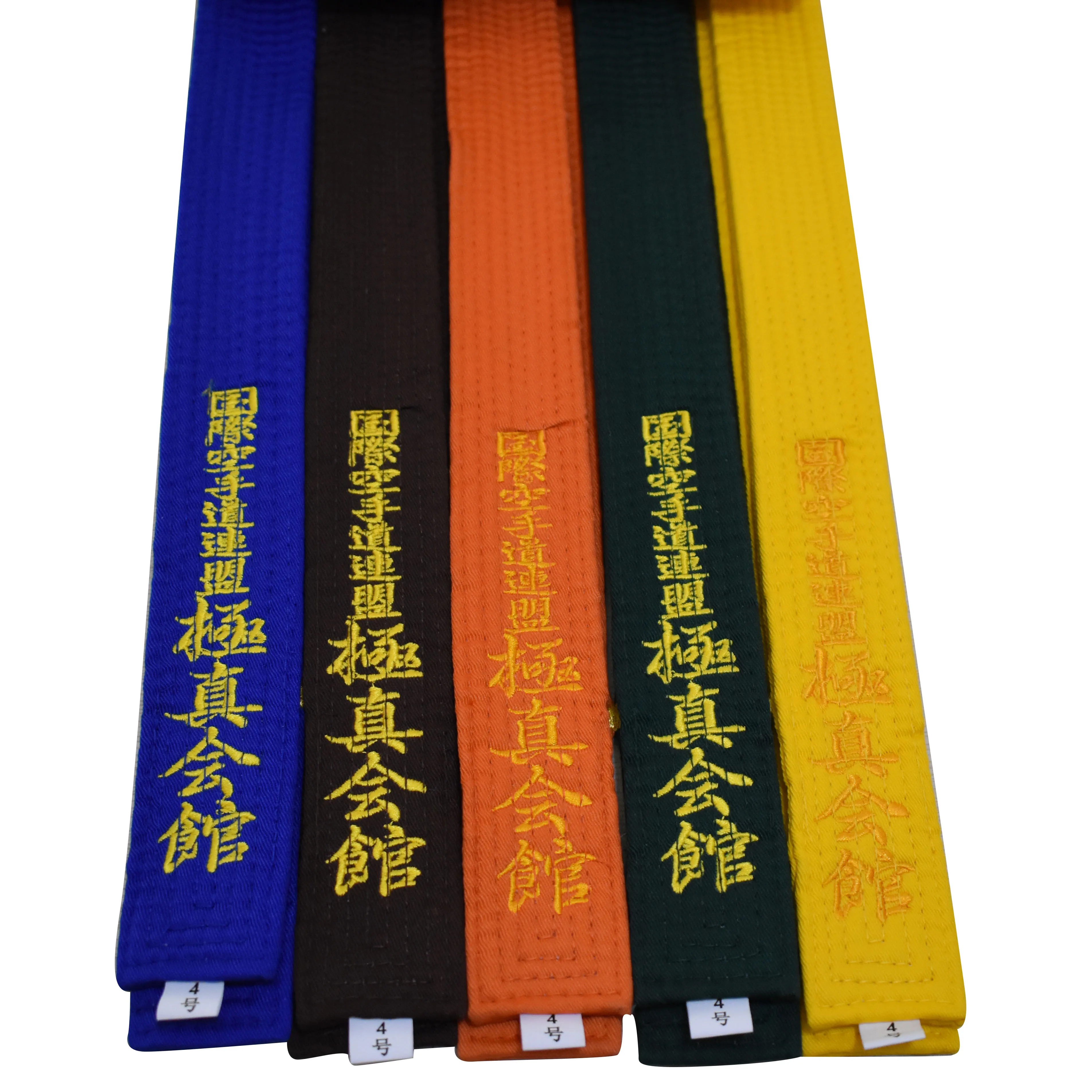 Cinturones profesionales de kárate Kyokushin Kai, cinturones de kárate de Color, IKO Kan Kyokushin Kai, oferta