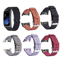 comfortable canvas bracelet strap replacement watch strap for samsung gear fit 2 pro r360 r350 r365