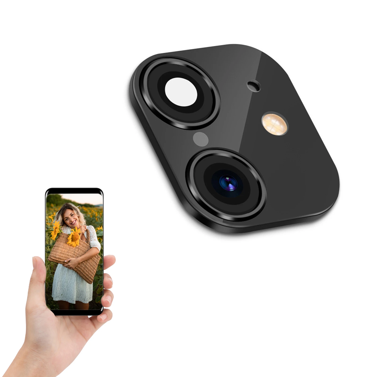 

ForiPhone 11 XR Back Lens Camera Protector Colorful Protective Film Tempered Glass Full Cover Camera Lens Protector On ForiPhone