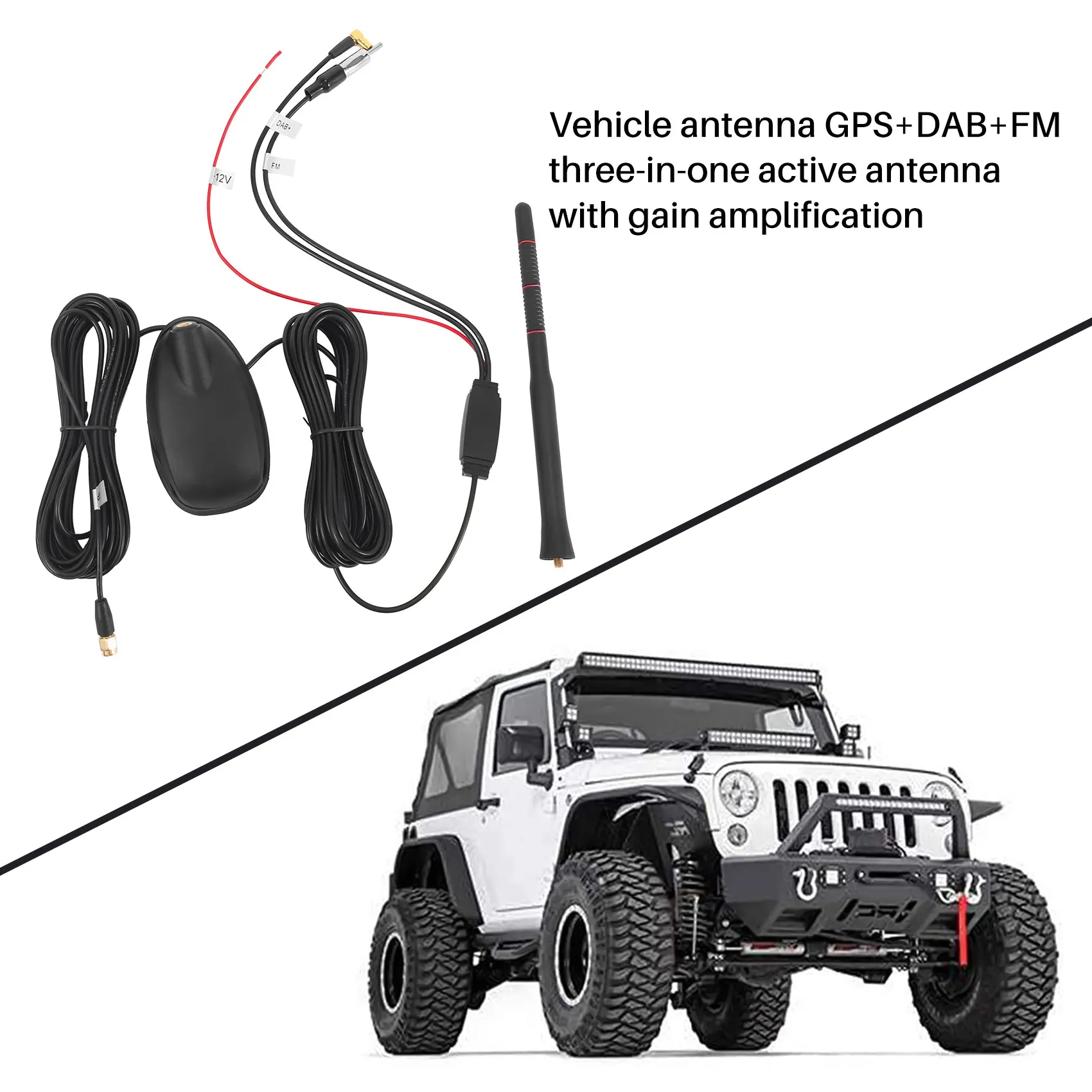 

Автомобильная антенна DAB + GPS + FM антенна активный усилитель крепление на крышу водонепроницаемый пыленепроницаемый универсальные автомобильные аксессуары