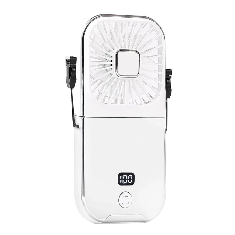 

1 PCS Mini Fan Personal Handheld Fan Portable USB Foldable Phone Holder 4 Speeds Adjustment Fan For Outdoor Driving Office