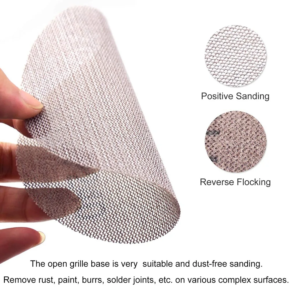 30 шт. сетчатые абразивные диски 125 мм 80-600 Грит