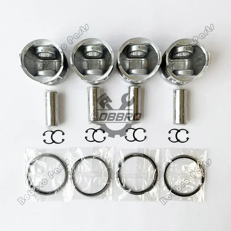 Поршень 15B 15B-T 15B-FTE 13101-58080 13101-58091 13101-58120 с комплектом колец для двигателя Toyota