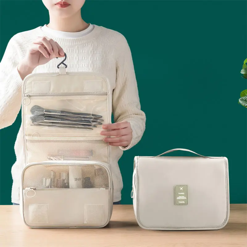 

Folding cosmetic bag large-capacity portable high-value multi-functional fashion waterproof storage wash bag women