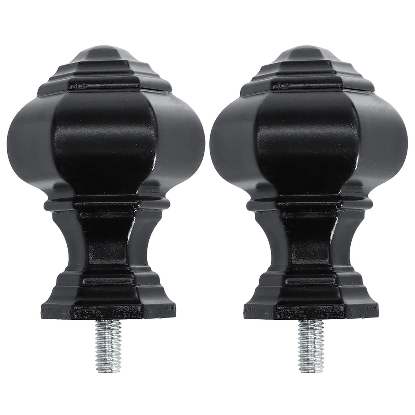 

Curtain Rod Ends End Caps Drapery Accessories Decorative Pole Sash Bathroom Swivel Cap Finials Knob Head Finial