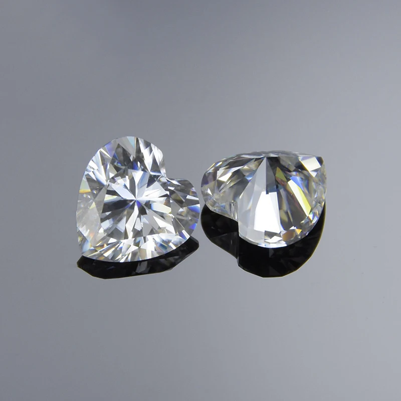 

0.5ct To 5ct Loose Gemstones Moissanite Stones D Color VVS1 Heart Shaped Excellent Cut Pass Diamond Tester For Women's Jewelry