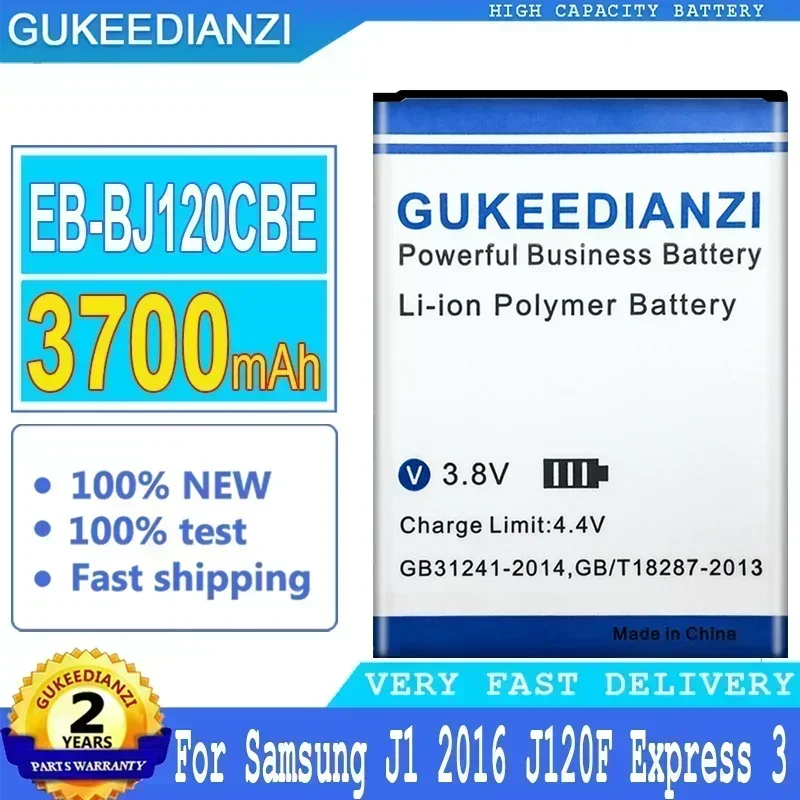 Аккумуляторы для мобильных телефонов 3700 мАч Samsung Express 3 J120A J120T J120 SM-J120F Express3