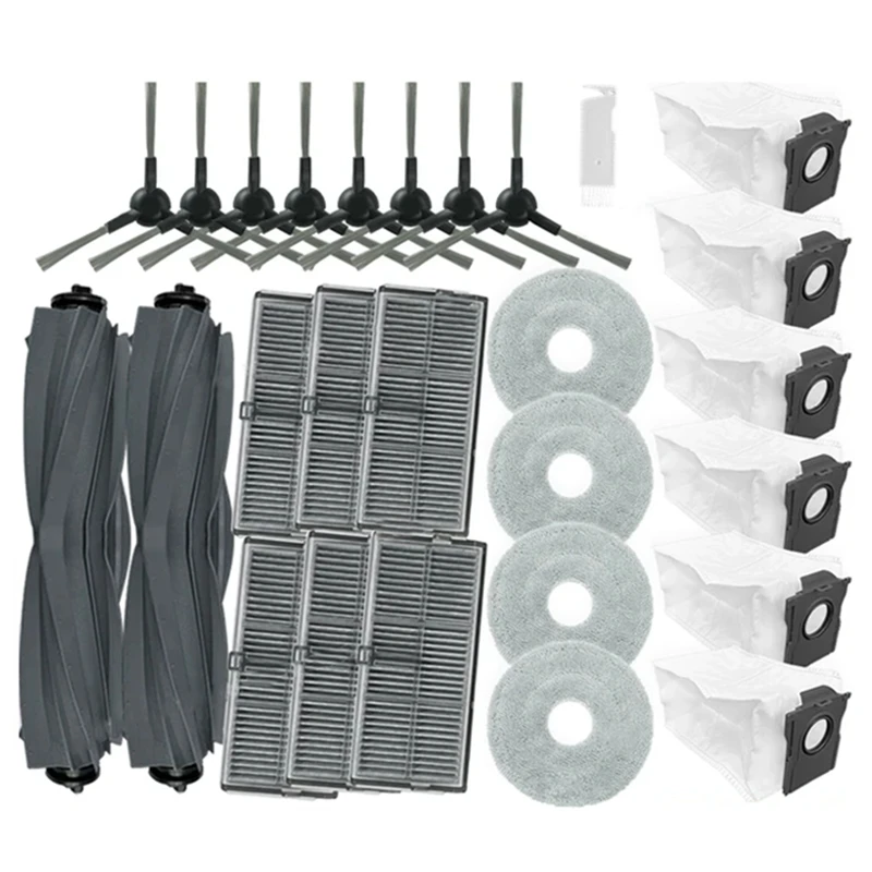 Для Dreame Mova E30 Ultra вакуумные запасные части основная боковая щетка фильтр Hepa швабра